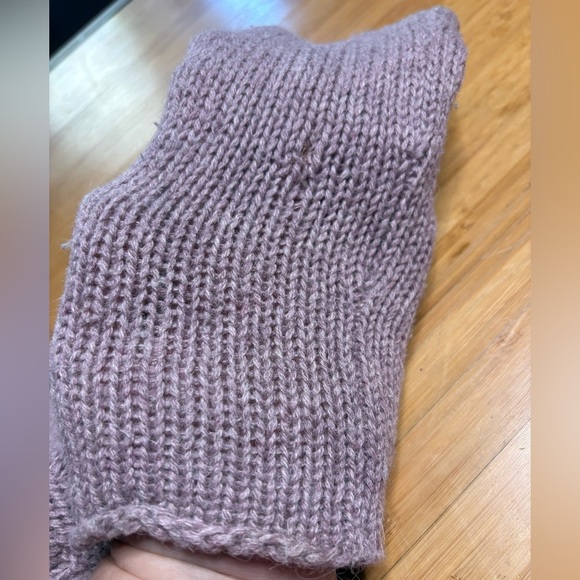 GUC Zadig & Voltaire- Light Purple Alpaca +Wool Open Front Long Sweater. Size L - Picture 6 of 7